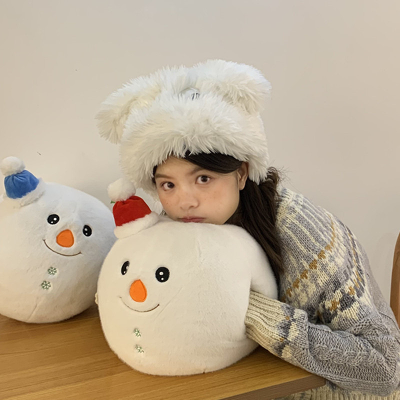 Cute Deer Santa Claus Snowman Stuffed Decoration Doll Christmas Animal Plush Toy 5