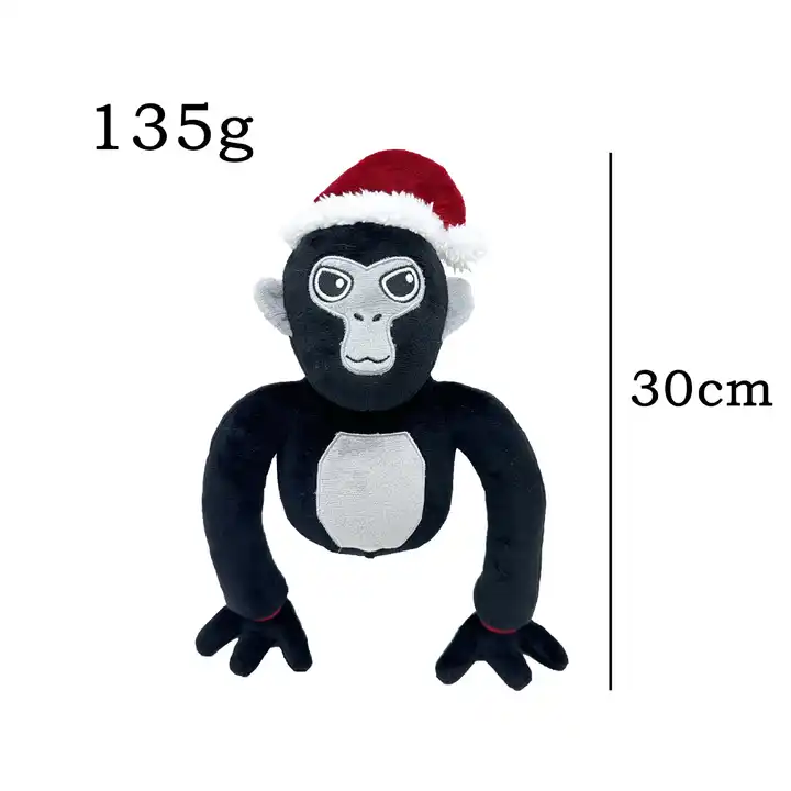 Christmas Gorilla Tag Merch Plush Red And Black Plush Toy New Multi Colors Christmas Style Stuffed Animal Doll for Kids 3