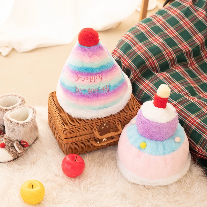 New Arrival Stuffed Plush Reversible Hat for Birthday Gift 1