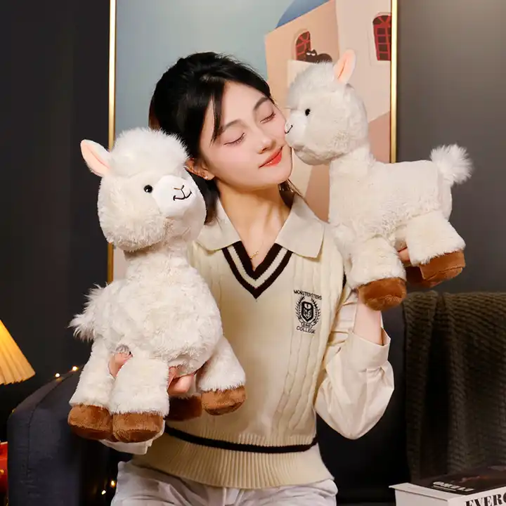 Wholesale Plush Toy Cute Plush Animal Doll Purple Lovely Alpacas Gift For Kids 5