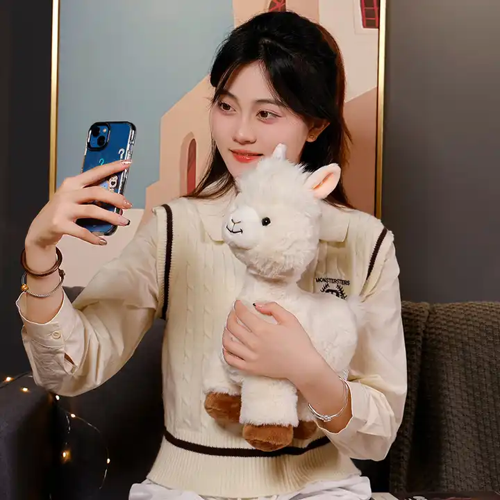 Wholesale Plush Toy Cute Plush Animal Doll Purple Lovely Alpacas Gift For Kids 3