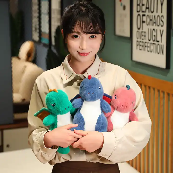 New Design Stuffed Animal Toy Lovely Dragon Soft Pillow Plush Toy Gift 7