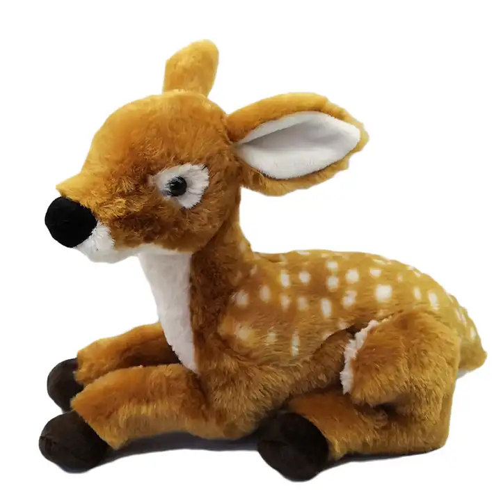 Eco friendly plush stuffed wild animal wild boar fox squirrel rabbit hedgehog owl sika deer plush toy 2