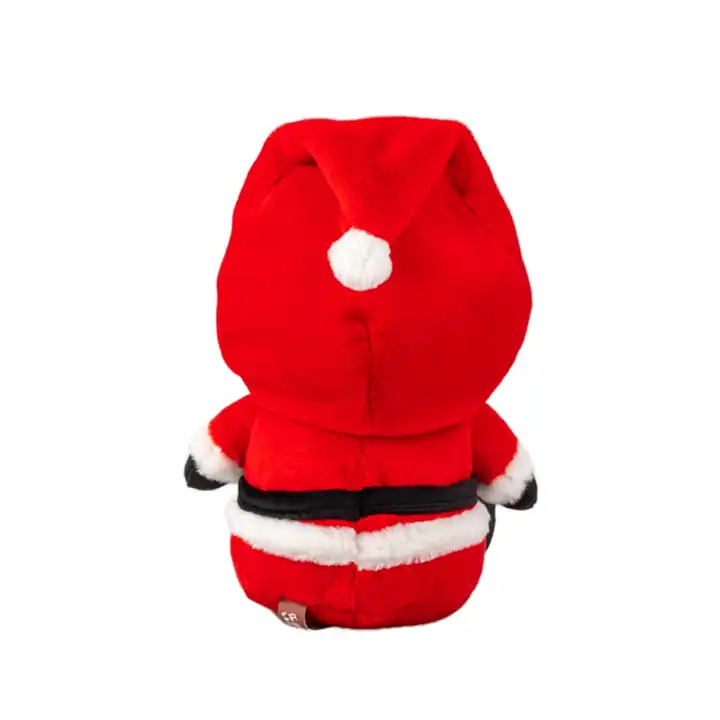 Leyan adorable eco friendly christmas toy gift Santa promote plush toy licensed christmas toys for children 3