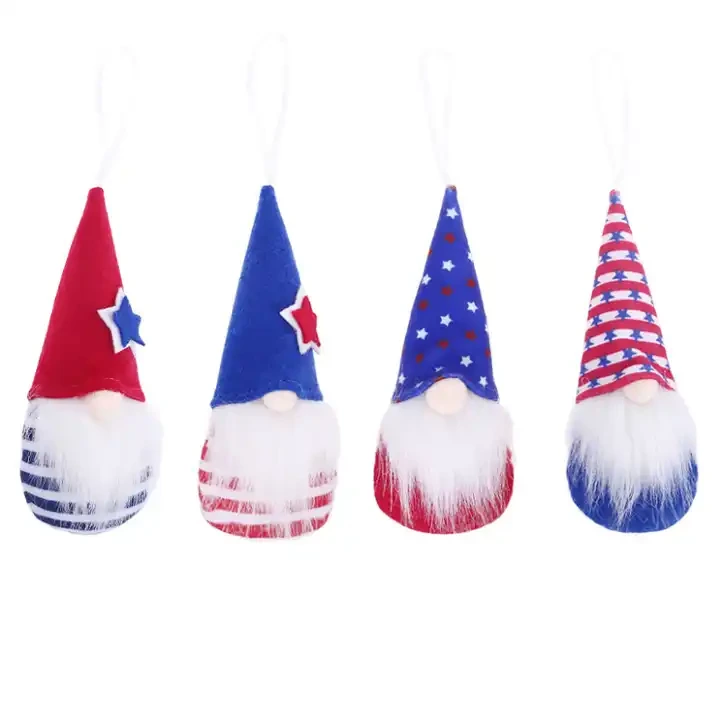 Gnomes Ornaments Faceless Doll Christmas Ornaments Plush Toys Decora For Independence Day 1