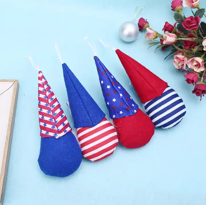 Gnomes Ornaments Faceless Doll Christmas Ornaments Plush Toys Decora For Independence Day 5