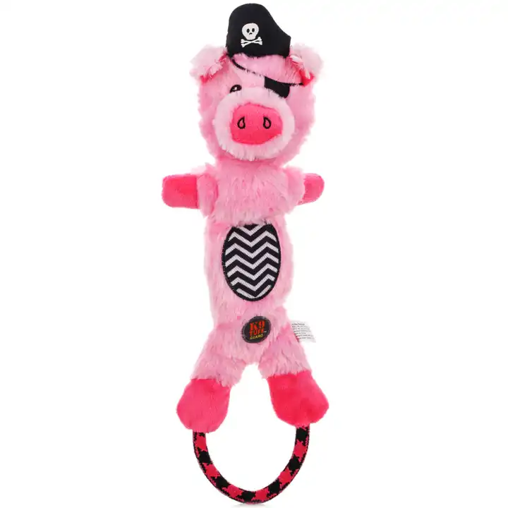 Interactive wholesale custom fashion teething dog toys plush eco friendly pet toys 4