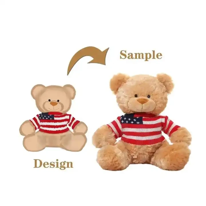 Customized Recyclable Teddy Bear  Custom logo Clothes Toy For Kid Gifts manufacturers From China | Yortoob1 1