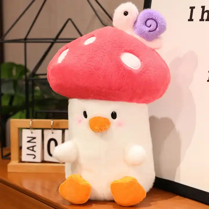 Customized Lovely Mushroom Pillow Stuffed Plush Toys Home Decoration Toy 1