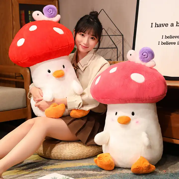 Customized Lovely Mushroom Pillow Stuffed Plush Toys Home Decoration Toy 6