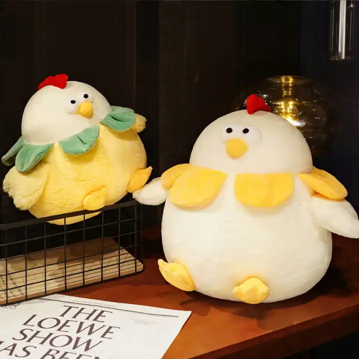 Big Size Kawaii Yellow Fat Chicken Plush Toys Figurine Chick Stuffed Toys Baby Birthday Gift Pillow 5