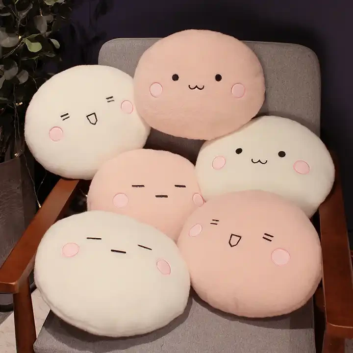Hot Sell Cute Glutinous Rice Dumplings Plush Cushions Soft Seat Cushions Throw Pillows Home Decor Gifts For Kids 1
