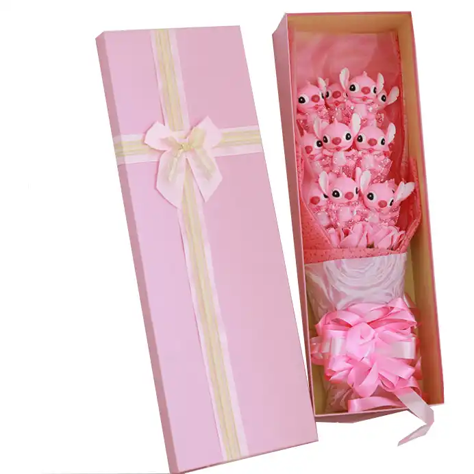 Valentine plush bouquet Stitch Flower Bouquet For Lover Valentine Flower Stuffed Doll 2