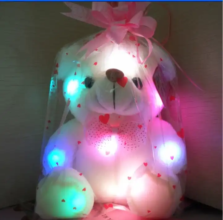 LED Glowing Stuffed Plush toy with light up teddy bear 2