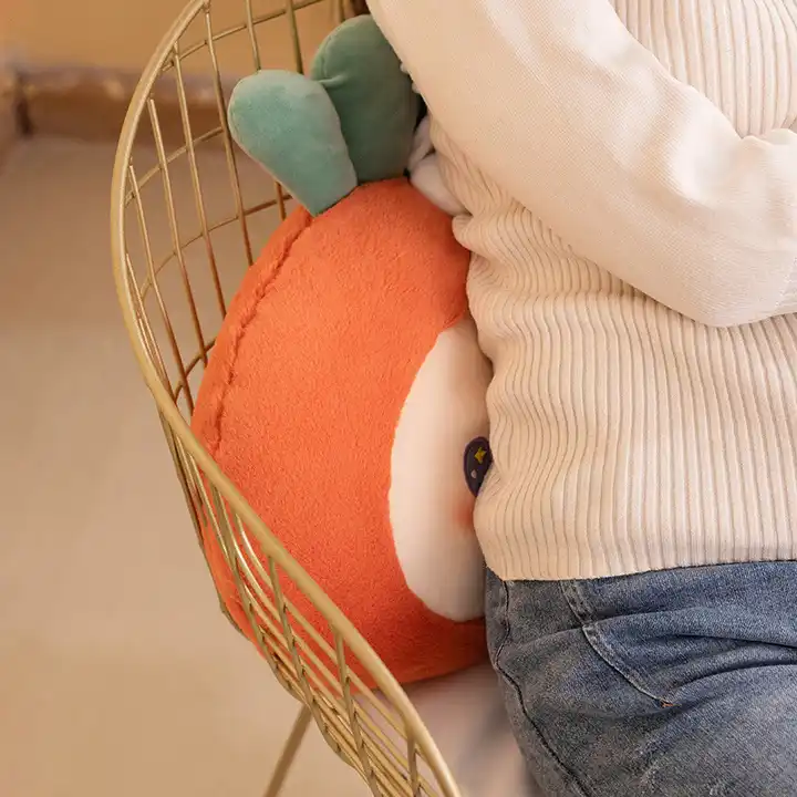New Design Cartoon Turnip Rabbit Throw Pillow Car Sofa Cushion Nap Pillow Stuffed Animal Toy 5