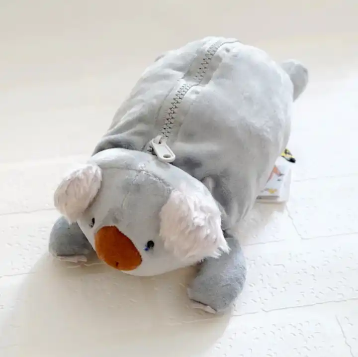 Plush Pencil Case Wombat Family Koala Bear Kangaroo Platypus Soft Plush Toys For Kids Children Gift 4