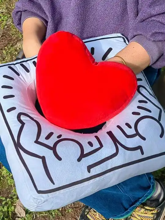 Wholesale New Design Stuffed Plush Pillow Forever Love Soft Plush Pillow 5