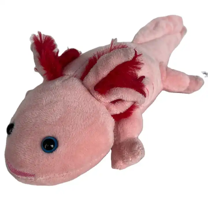 Customised Salamander Stuffed Animals Dolls Hexagonal Dinosaur Toy Soft Cute Salamander Pet Plush Toys 2