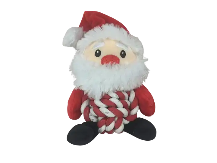 Customized Eco Friendly Christmas Plush Dog Toy Pet Christmas Plush Sounding Squeaky Pet Toy For Dogs 5