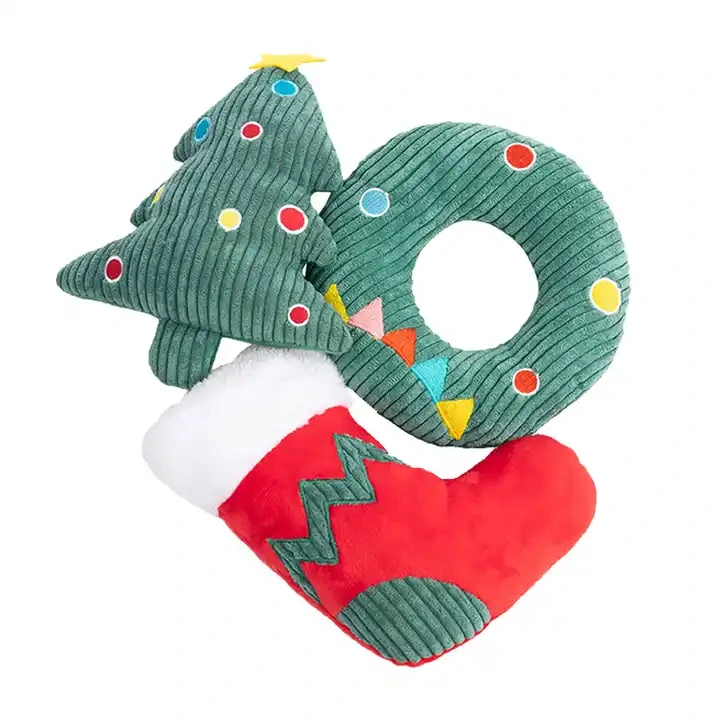 Aggressive Dogs Chew Toy Lombre Plush Chewbacca Pet Eco Friendly Interactive Christmas Dog Toy 1