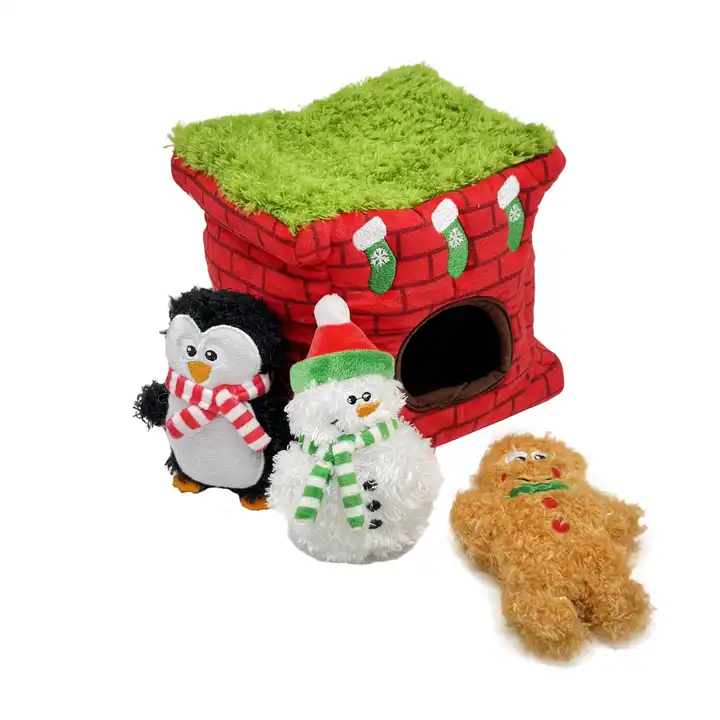 Wholesale custom Christmas interactive toys to train dogs to chew pet toys 3
