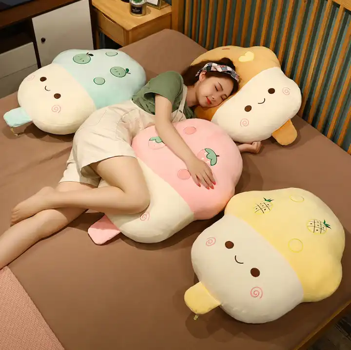 Cute Ice Cream Pillow Plush Toys Kawaii Plush Girl Bed Cushion Juguetes Plush Pillow 7