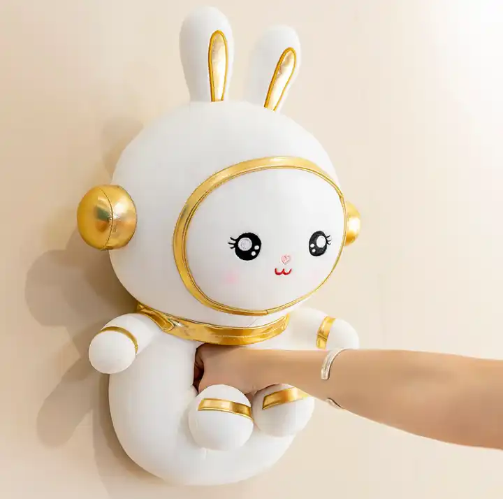 Cute Space Rabbit Plush Stuffed Animal Bunny Toy Wear Astronaut Clothes Soft Doll Kids Toys Gift 5