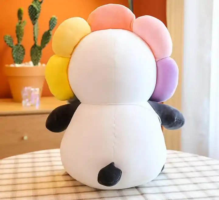 Sunflower Panda Plush Toy Children Girl Gift Cute Doll Sleeping Pillow Hugs Stuffed Animal Toys 6