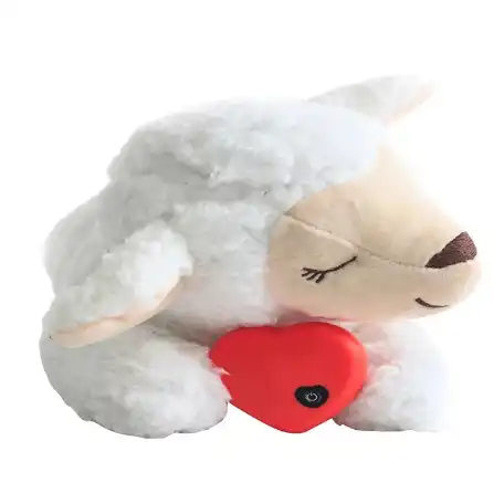 Dog Toy Pet Anxiety Relief and Calming Aid Puppy Heartbeat Stuffed Toy 2