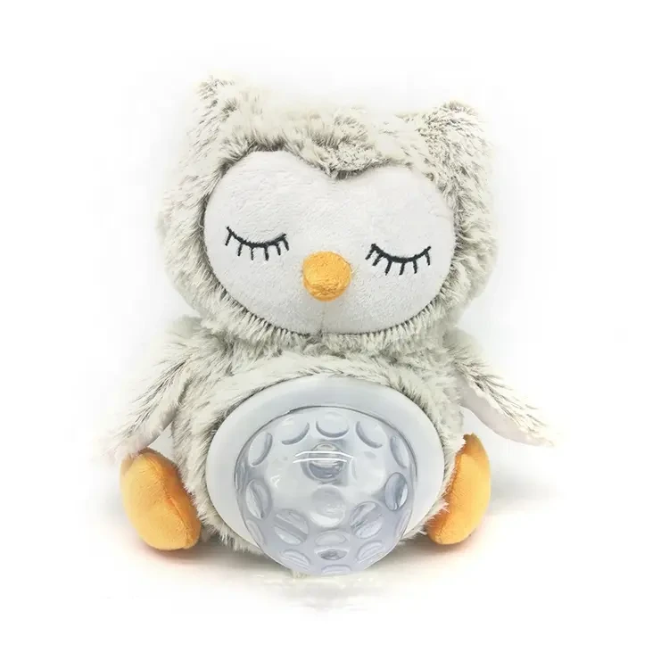 8.5 Inch Funny Stuffed Cartoon Owl Soft Electronic Music Plush Toys 1