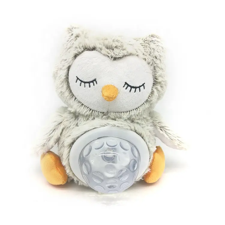 8.5 Inch Funny Stuffed Cartoon Owl Soft Electronic Music Plush Toys 3