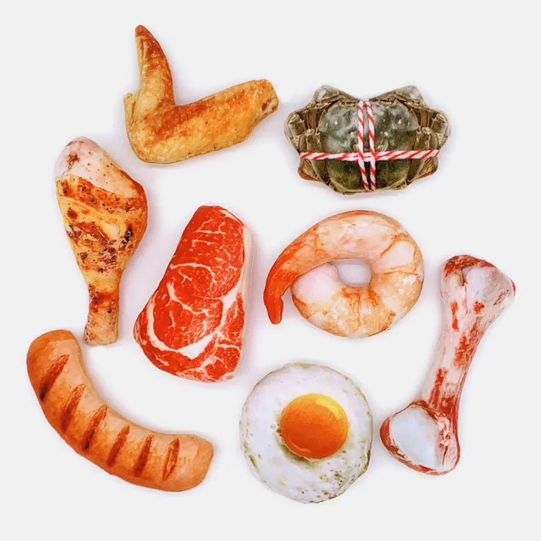 Wholesale Animal Plush Puppy Chew Toys with Squeakers Cute Soft Pet Dog Plush Custom Pet Toy Pack for Puppy Durable Stuf 3