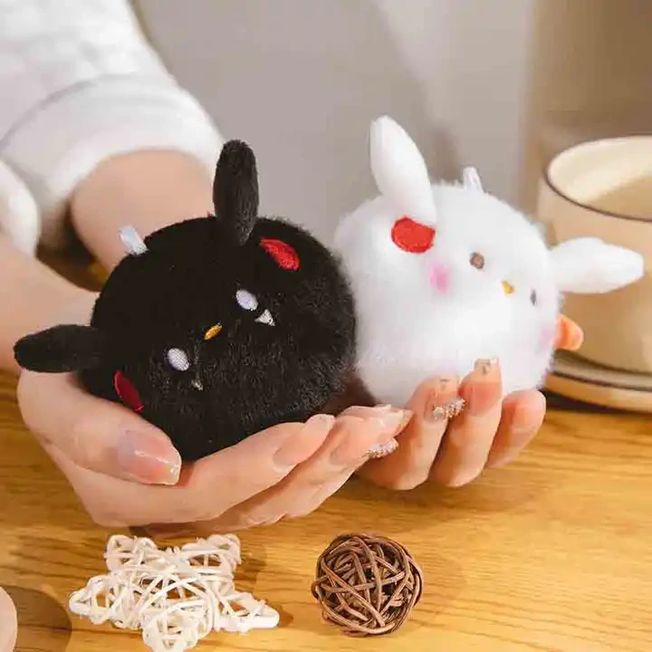 Adorables peluches, porte-clés oiseau, mini porte-clés en peluche 1