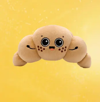 New Various Cartoon Vegetables and Fruits and Breakfast Bread Plush Toys 3