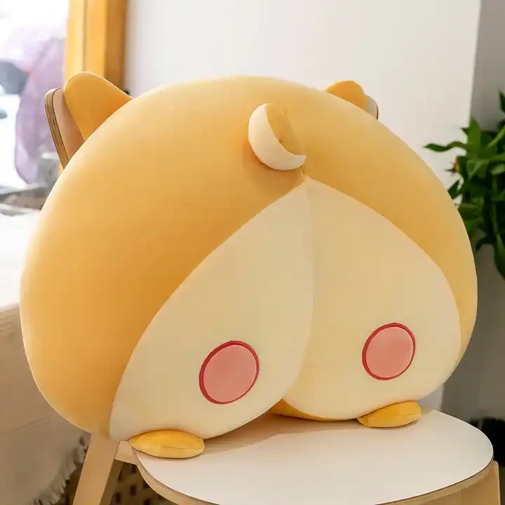 Wholesale Stuffed Plush Toys Cute Animal Ass Shape Pillow Simulation Stuffed Soft Cushion Plush Pillows Gift 1