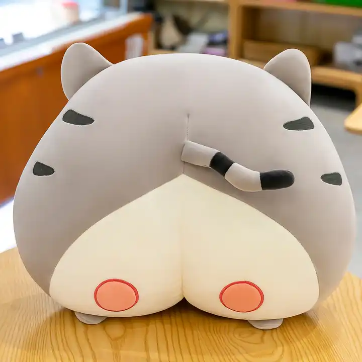 Wholesale Stuffed Plush Toys Cute Animal Ass Shape Pillow Simulation Stuffed Soft Cushion Plush Pillows Gift 5