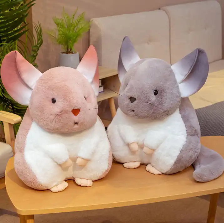 New Arrival Cute Plushy Chinchillas Soft Toy Stuffed Animal Plush Doll Mascot For Kids 3