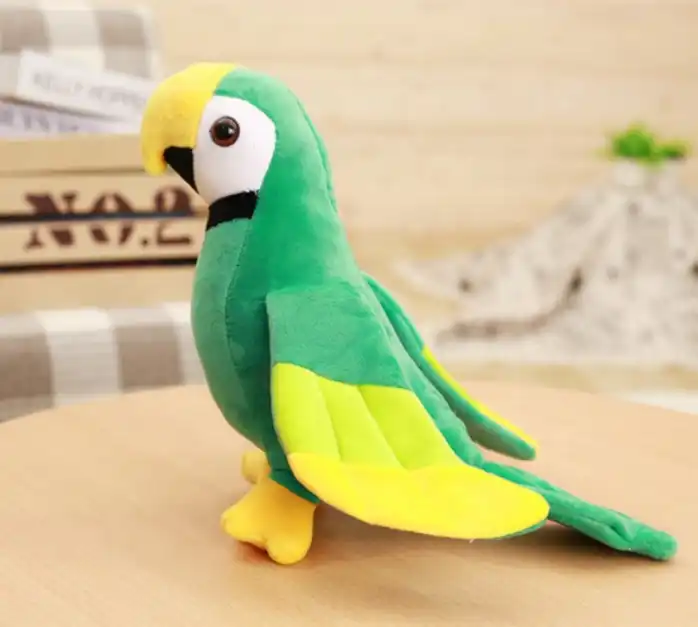Cute Plush Rio Macaw Parrot Plush Toy Stuffed Doll Bird Baby Kids Birthday Gift Home Christmas Decor Dropshipping 4