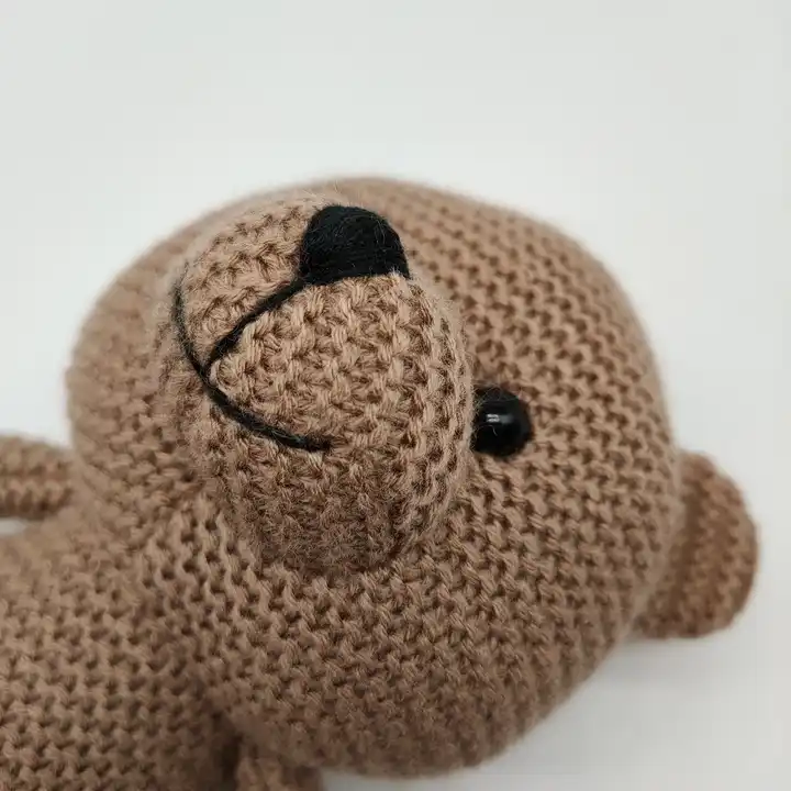 Creative Amigurumi Bear Crochet Doll Yarn Crochet Animals Bear Amigurumi Toys Baby Doll 3