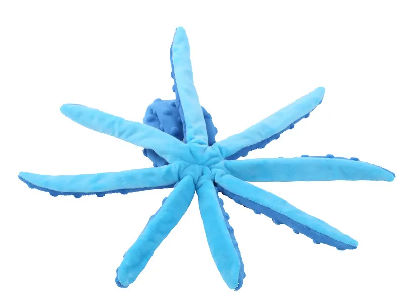 Wholesale Pet Toy Squeaky Plush Soft Toy Octopus Plush Dog Toy 3