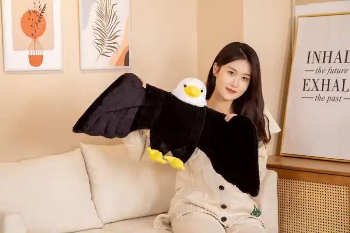 Wholesale Hot Sale The Black Eagle Stuffed Animal Toy Plush Toys Gift For Kids 3
