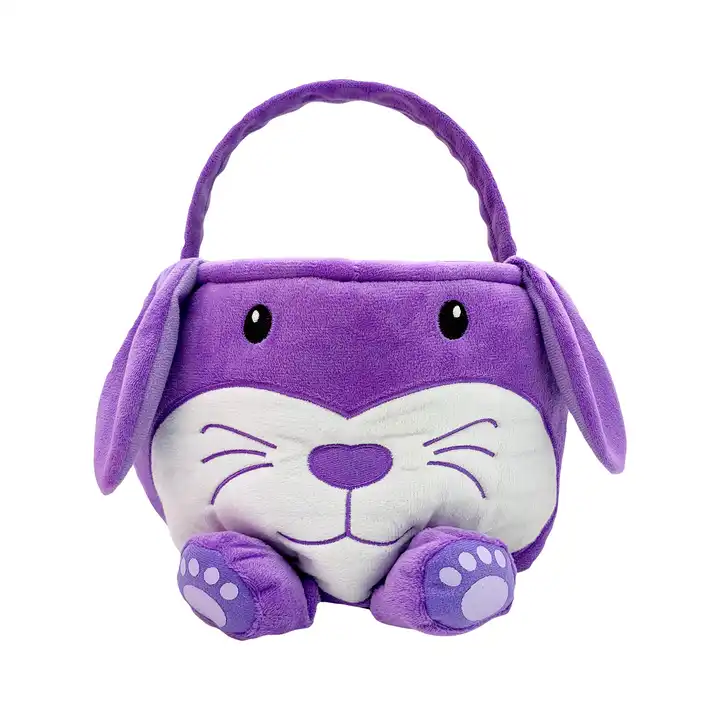 Wholesale Easter Basket Storage Basket Children Gift Creative Portable Larger Capacity Bucket Bag 3