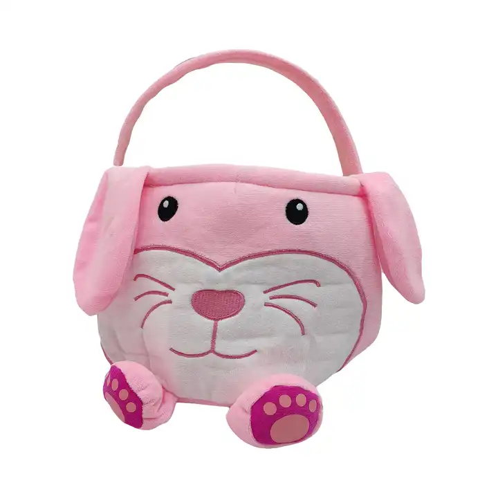 Wholesale Easter Basket Storage Basket Children Gift Creative Portable Larger Capacity Bucket Bag 5