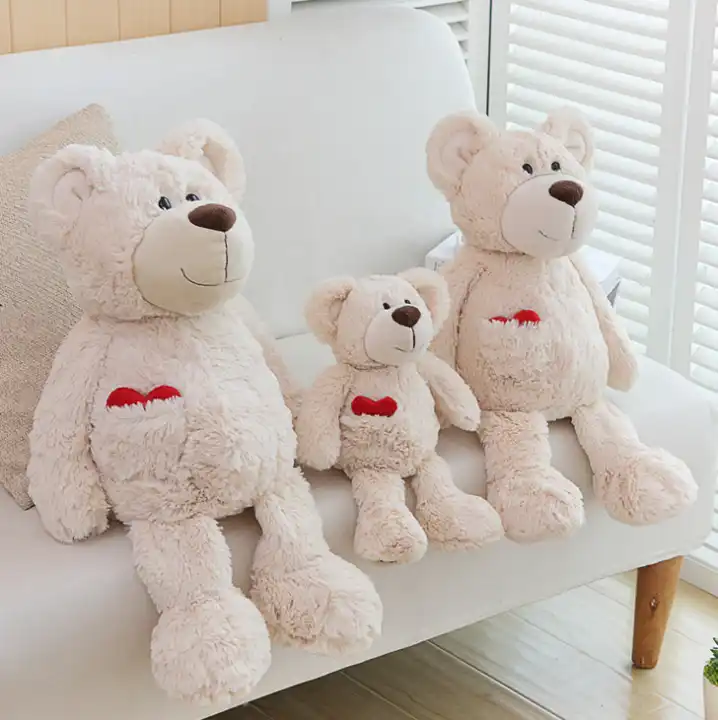 OEM Manufacturer Custom Love Hug Plush Teddy Bear Toys Doll For Women Valentine's Day Gifts 4