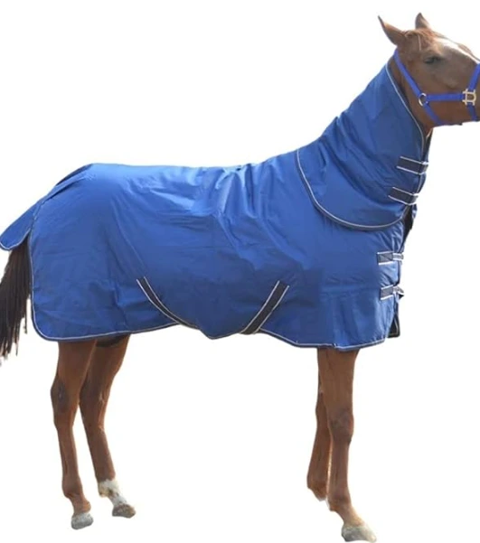 Horse Turnout Blanket Horse Clothes Cotton Horse Clothes with A Scarf Detachable Horse Warm Horse Clothes Autumn and Win 1