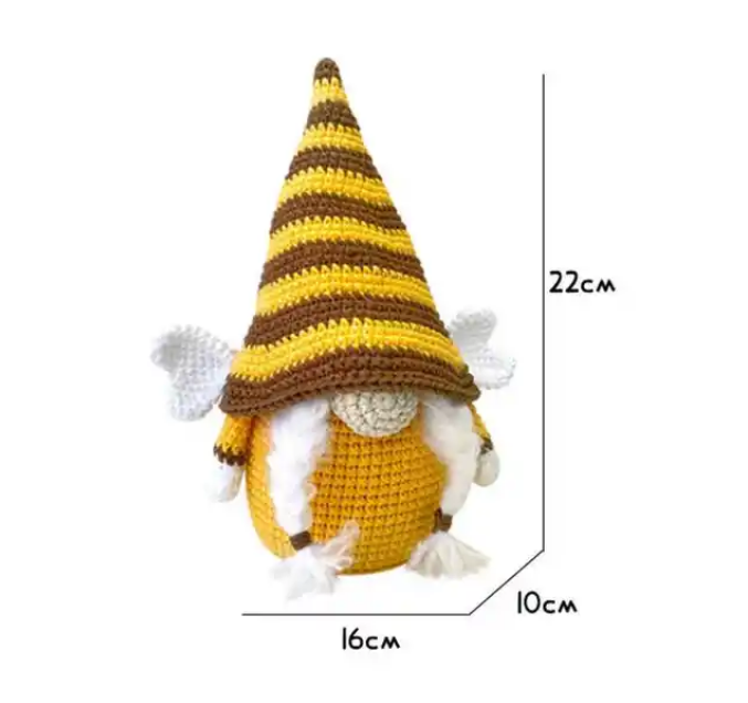 Gnome Amigurumi Doll Knitted Toys Christmas Ornaments Crochet Faceless Doll For Christmas 5