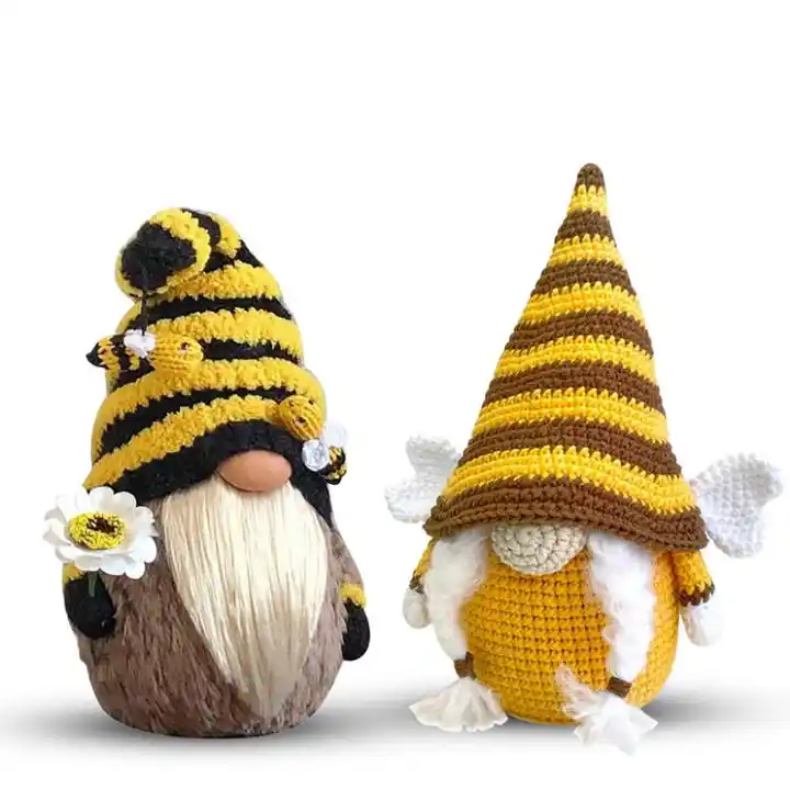 Gnome Amigurumi Doll Knitted Toys Christmas Ornaments Crochet Faceless Doll For Christmas 3