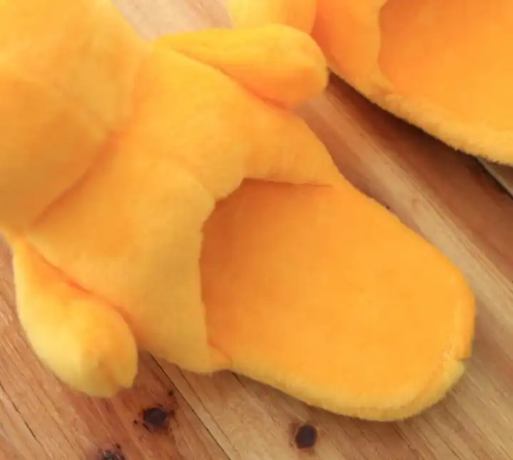 Winter Slippers Plush Yellow Duck Slippers Warm Indoor Plush Cartoon Shoes Furry Slides Women Slippers 6