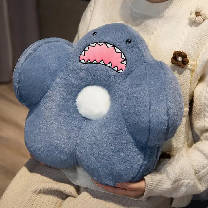 Wholesale New Design Shark Shape Stuffed Plush Pillow Cushion Pillow Cover Throw Pillow 5