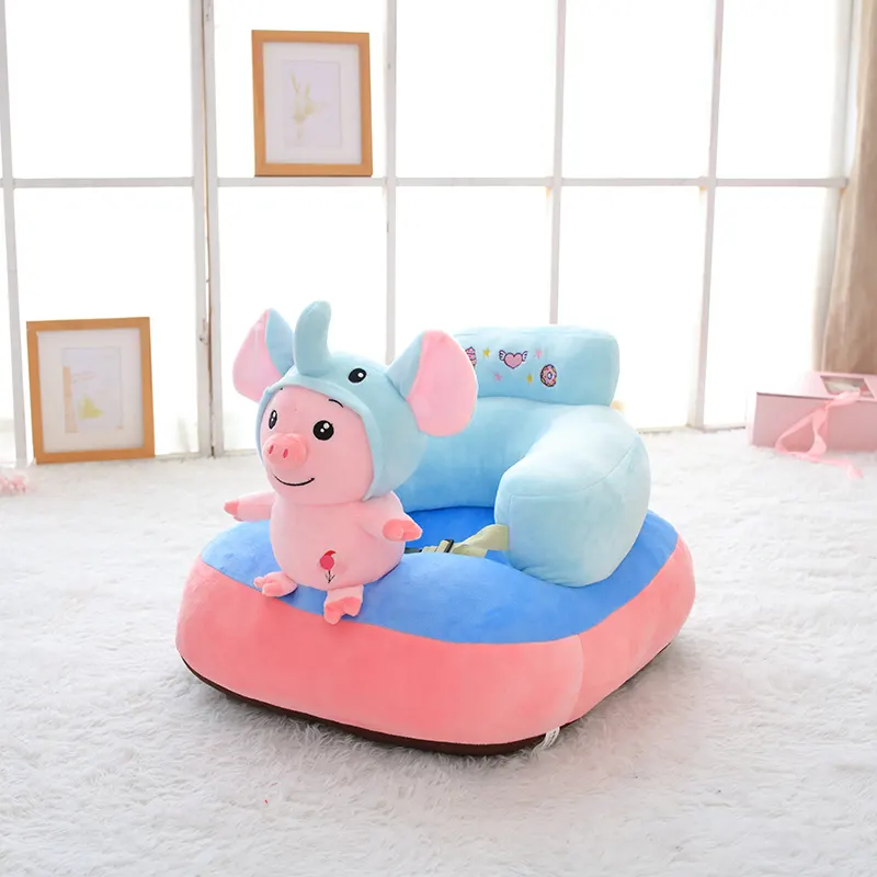 Cute Cartoon Lazy Sofa Plush Foldable Kids Sofa Backrest Armchair For Children Sofa Bed 6